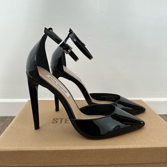 Steve Madden Black Patent Stiletto/Pump Heels - NWT - Picture 4 of 9